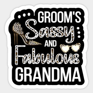 Sassy Grandma Of The Groom Shower Groom'S Grandma Sticker